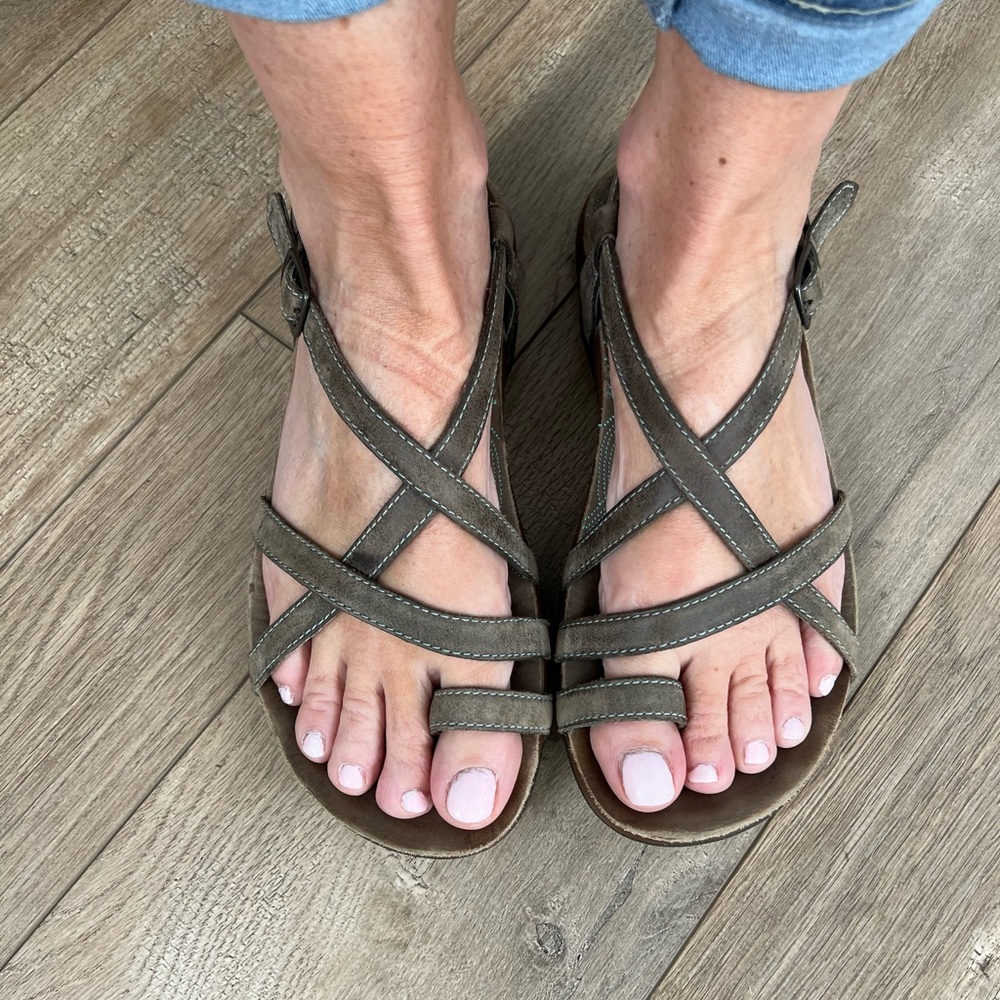 Chaco women’s leather sandals.